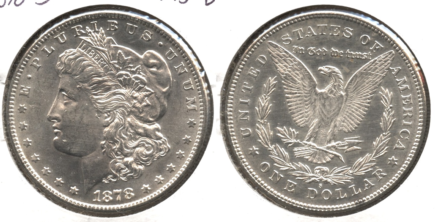 1878-S Morgan Silver Dollar MS-64 #b