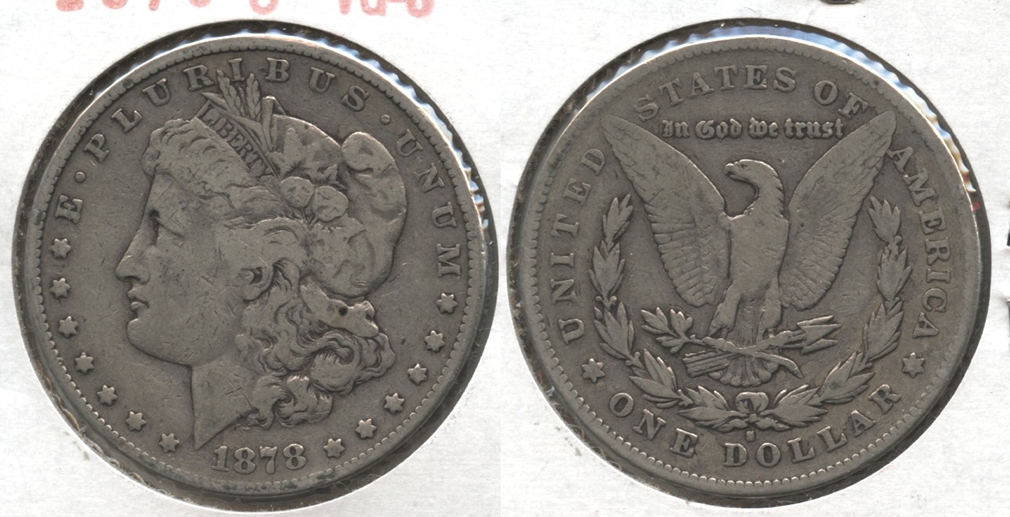 1878-S Morgan Silver Dollar VG-8 #b