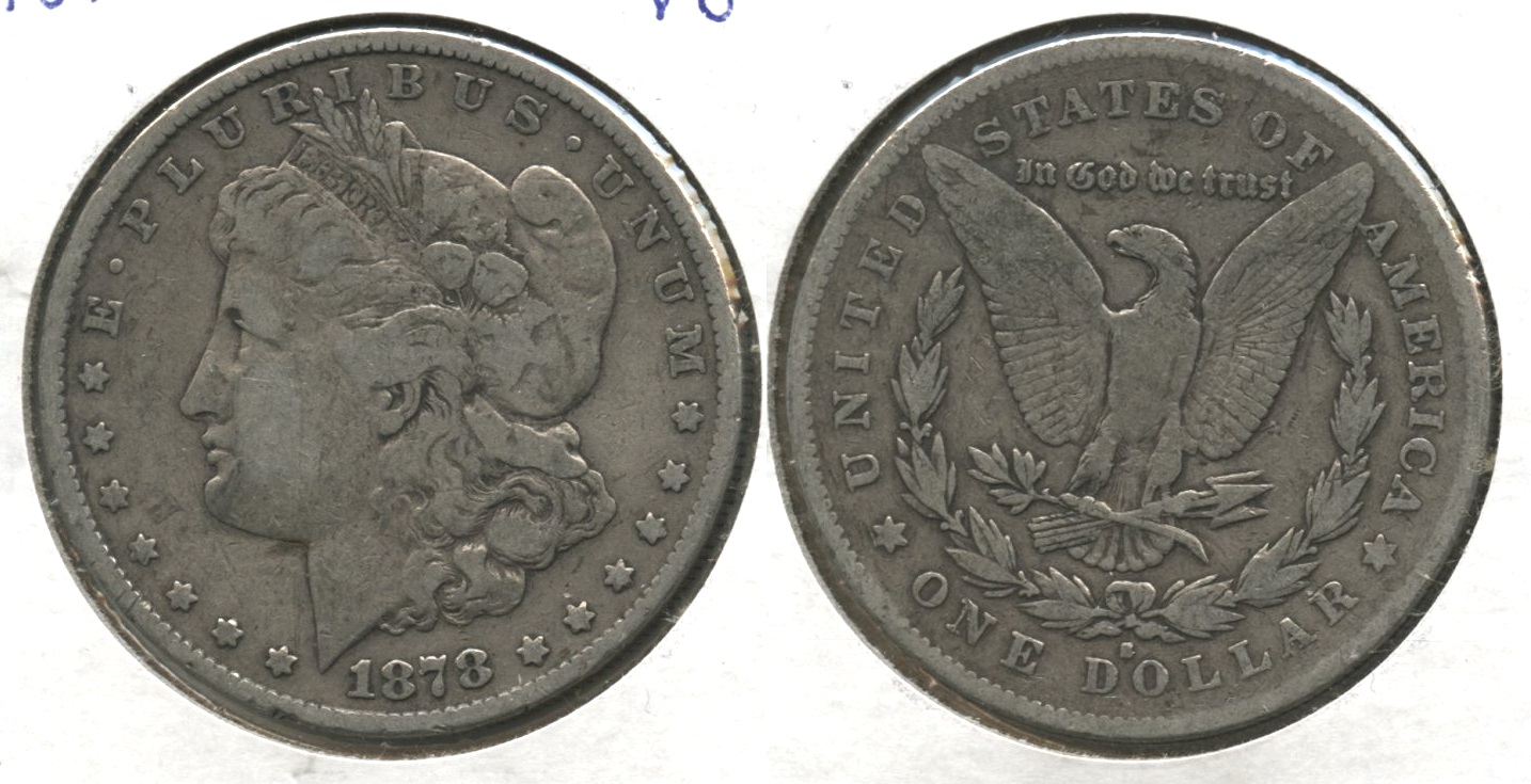 1878-S Morgan Silver Dollar VG-8 #c