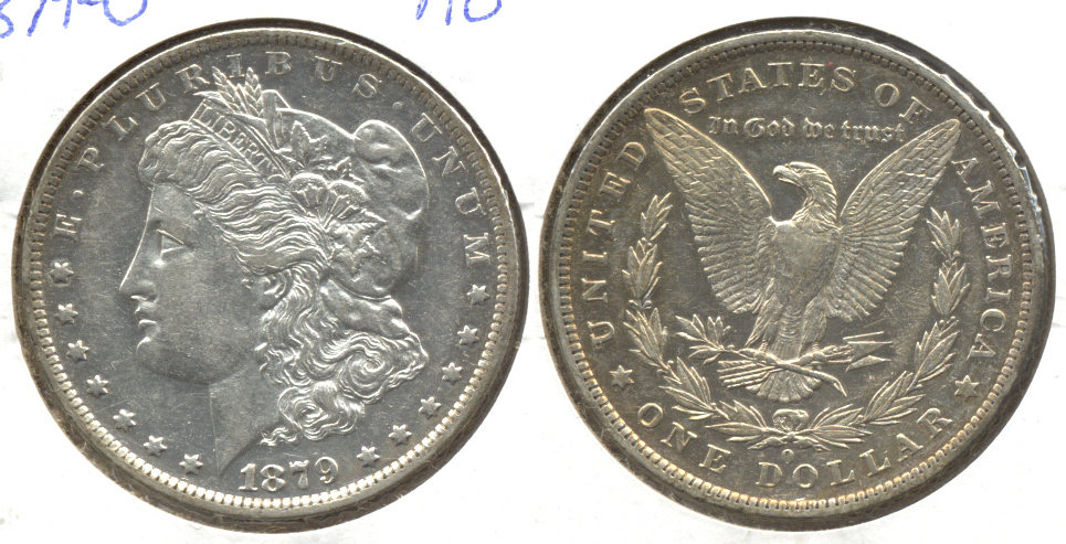 1879-O Morgan Silver Dollar AU-50 a