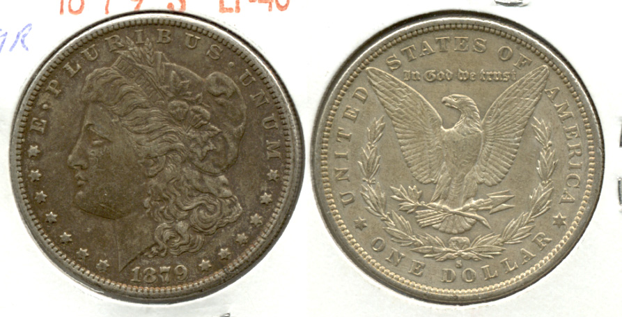 1879-S Morgan Silver Dollar EF-40 e