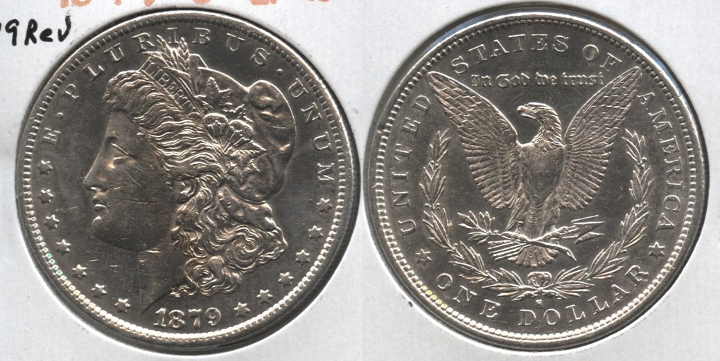 1879-S Morgan Silver Dollar EF-45 b