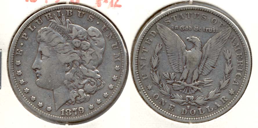 1879-S Morgan Silver Dollar Fine-12