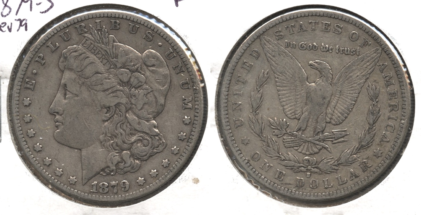 1879-S Morgan Silver Dollar Fine-12 #i