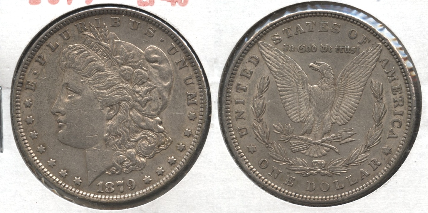 1879 Morgan Silver Dollar EF-40 #v