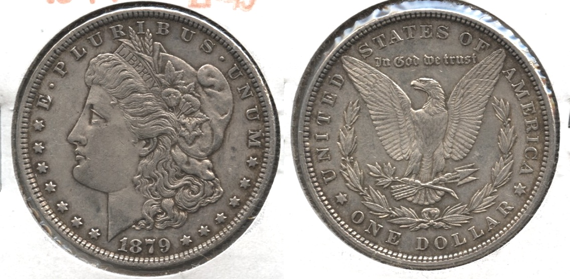 1879 Morgan Silver Dollar EF-45 #d