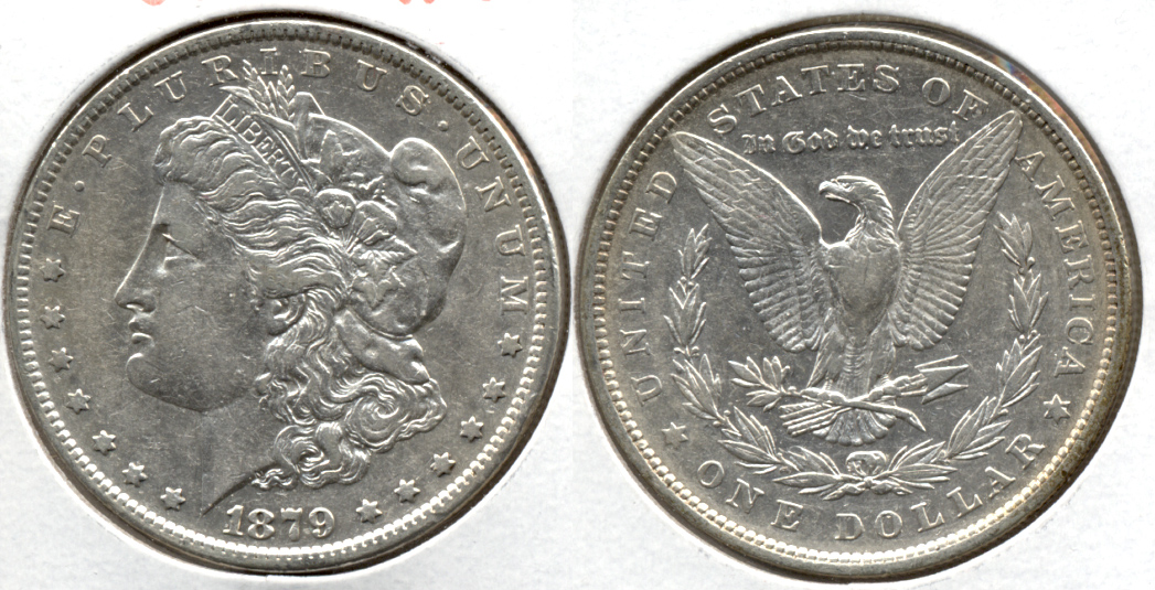 1879 Morgan Silver Dollar VF-30 b