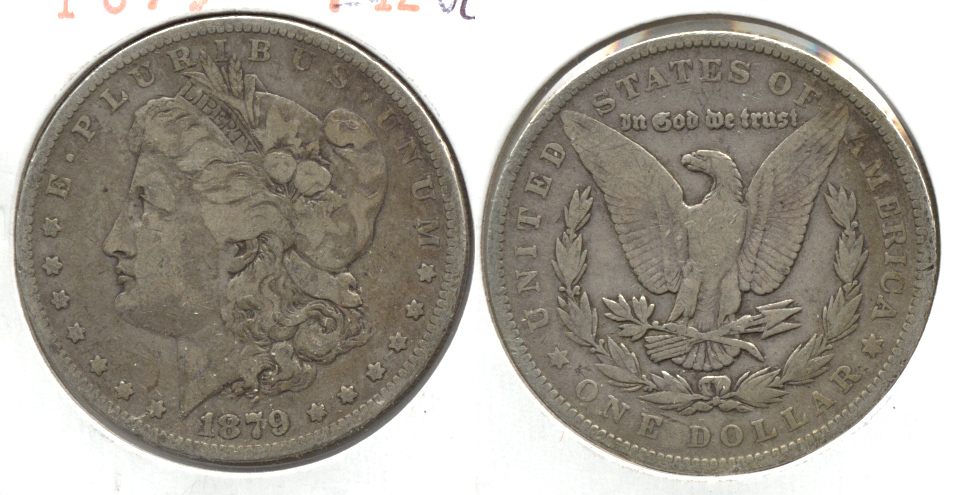 1879 Morgan Silver Dollar VG-8