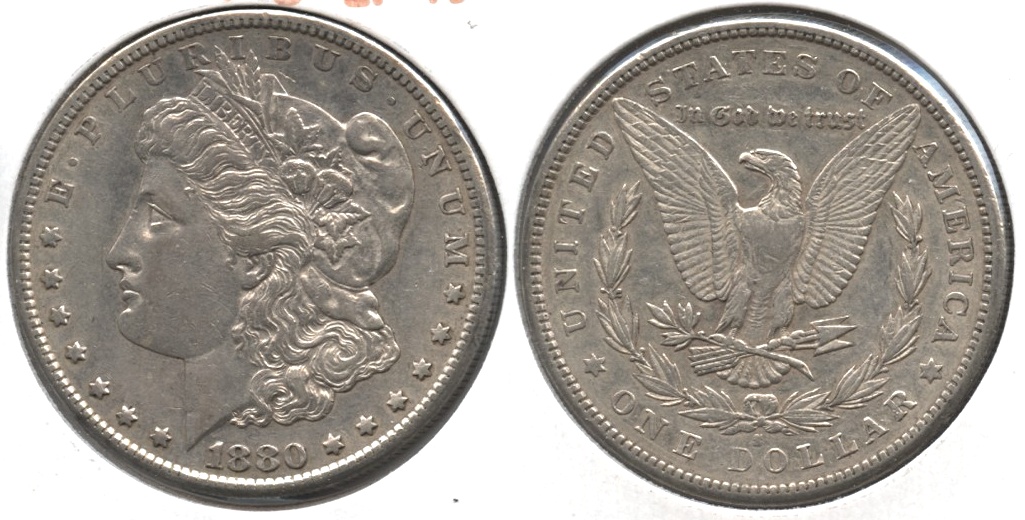 1880-S Morgan Silver Dollar EF-40 #h