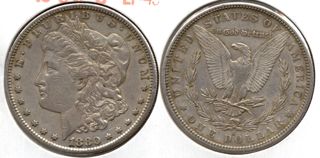 1880-S Morgan Silver Dollar EF-45