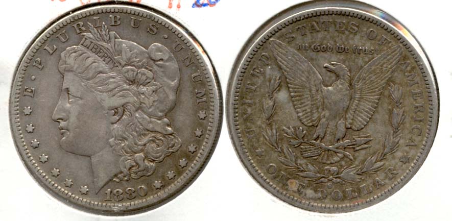 1880-S Morgan Silver Dollar VF-20