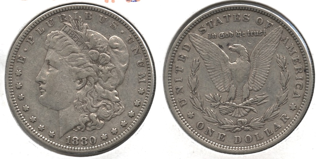 1880 Morgan Silver Dollar VF-20 #m