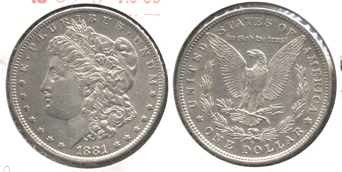 1881-O Morgan Silver Dollar AU-50 #m