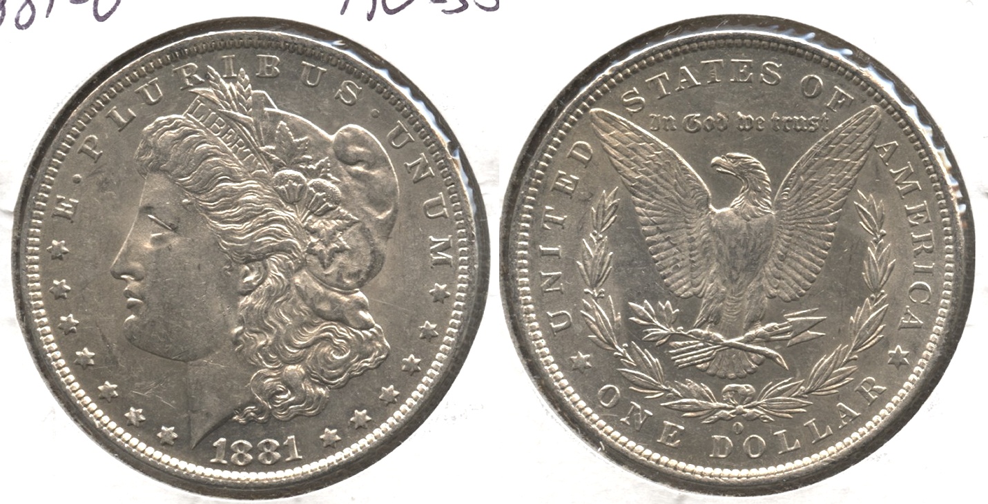 1881-O Morgan Silver Dollar AU-55 #c