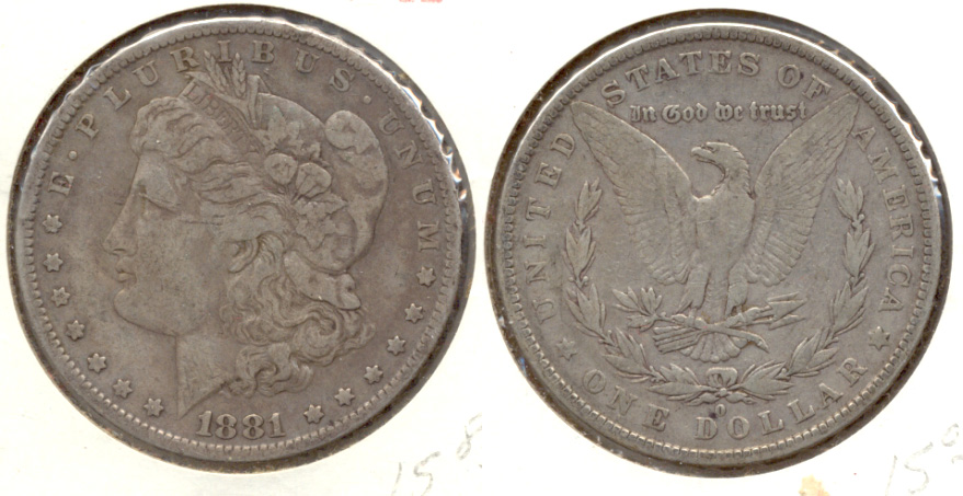 1881-O Morgan Silver Dollar Fine-12