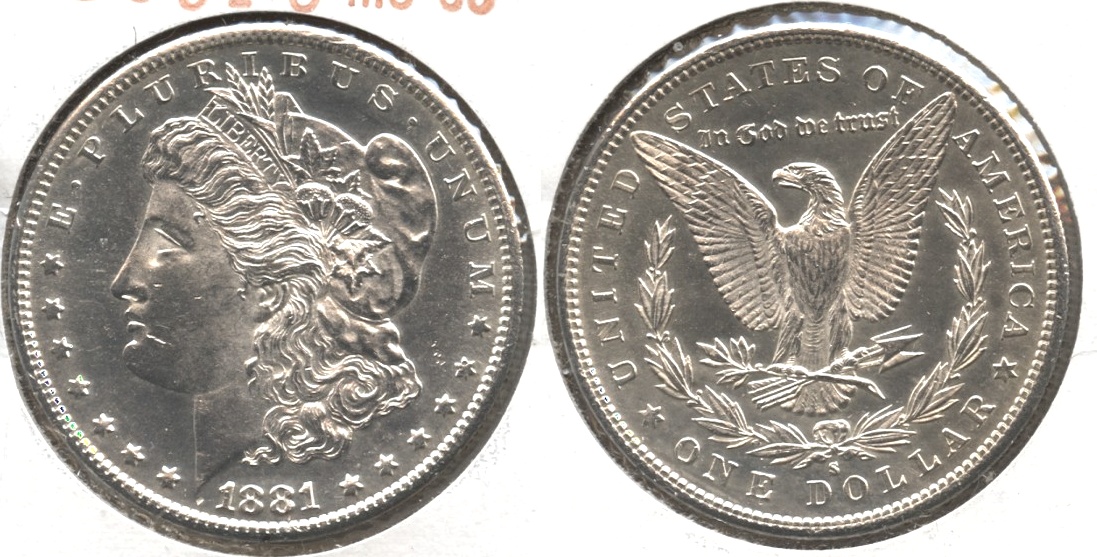 1881-S Morgan Silver Dollar MS-63 #n