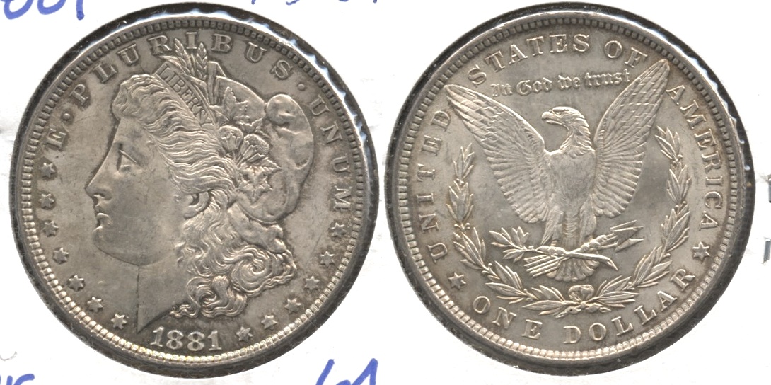 1881 Morgan Silver Dollar MS-64 #a