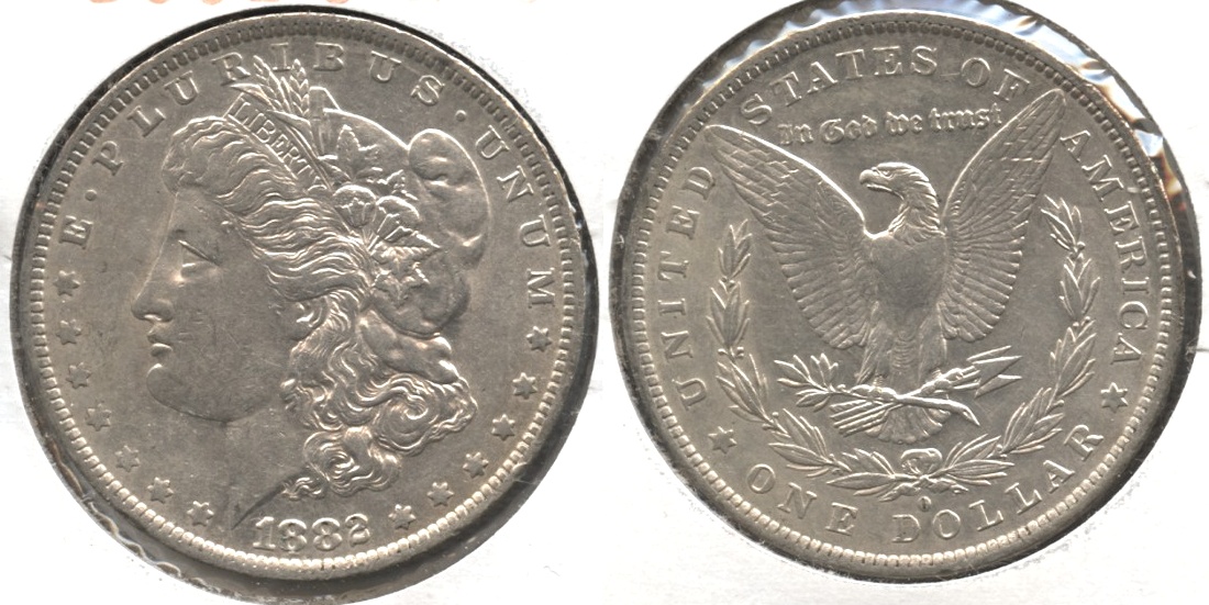 1882-O Morgan Silver Dollar EF-45 #b