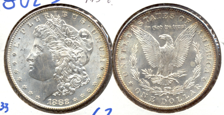1882-S Morgan Silver Dollar MS-63 c