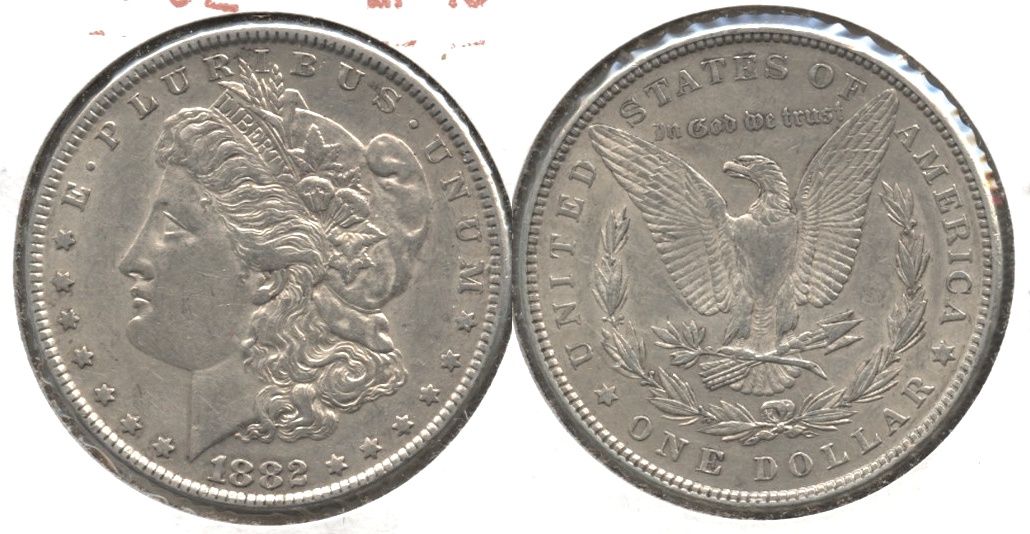 1882 Morgan Silver Dollar EF-40 #d