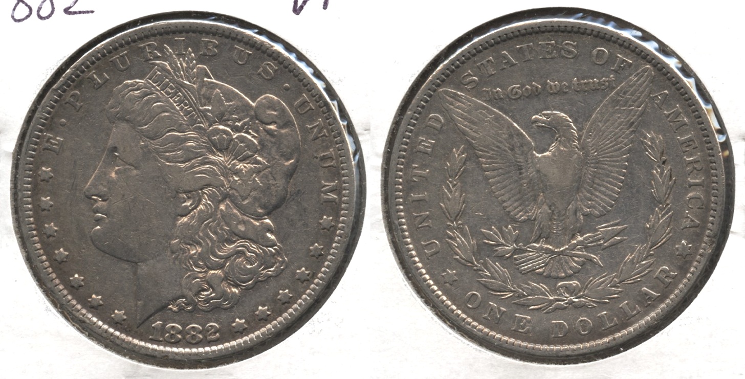 1882 Morgan Silver Dollar VF-20 #d