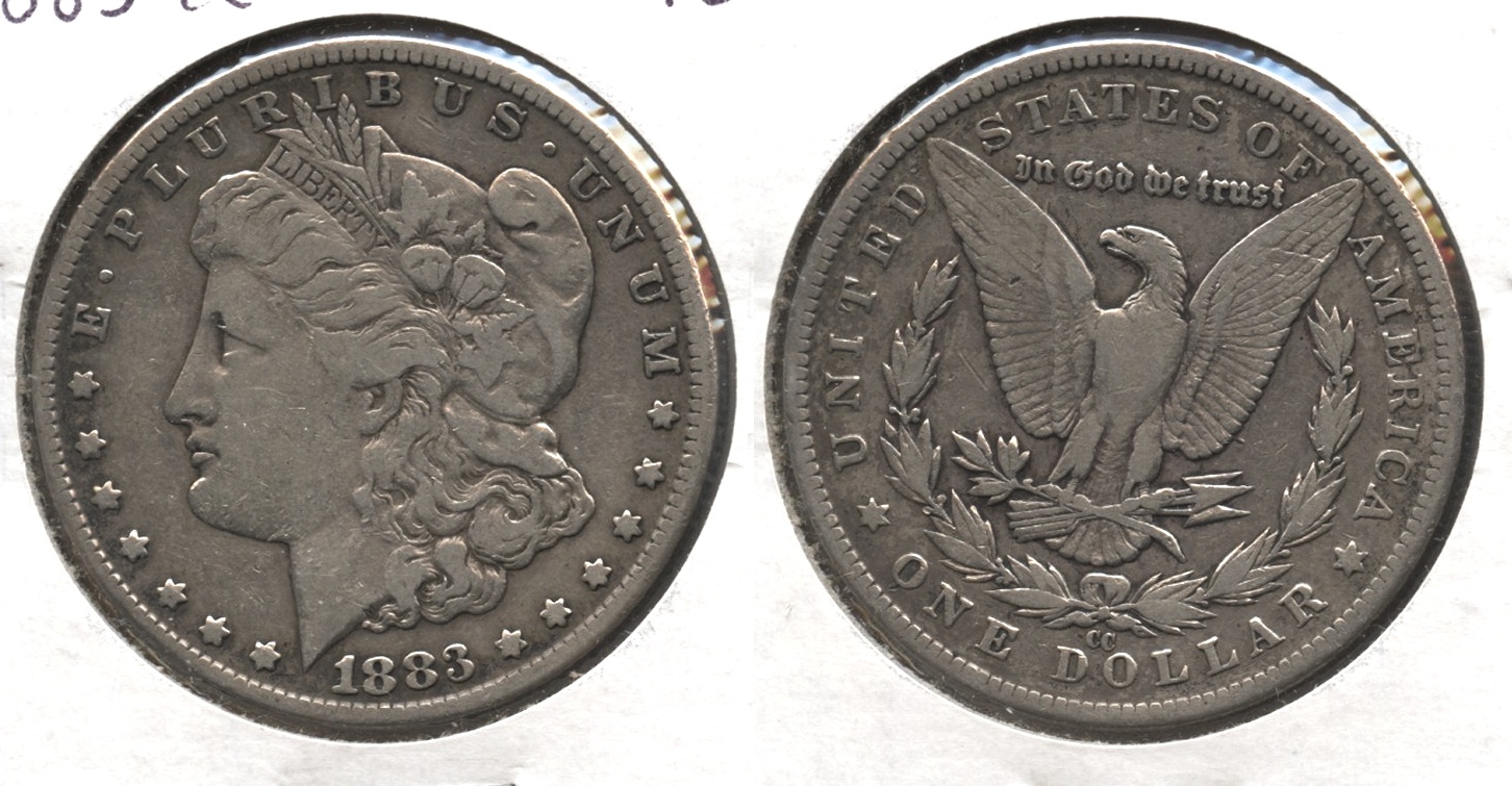 1883-CC Morgan Silver Dollar Fine-15