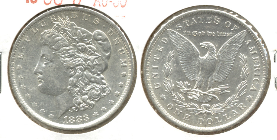1883-O Morgan Silver Dollar AU-50 c