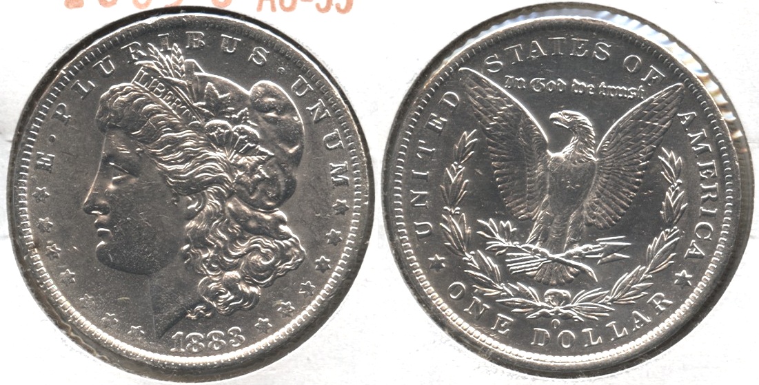 1883-O Morgan Silver Dollar AU-55 #h
