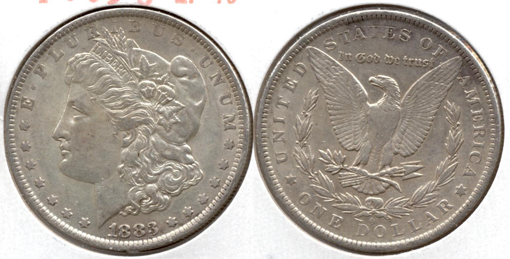 1883-O Morgan Silver Dollar EF-40 k