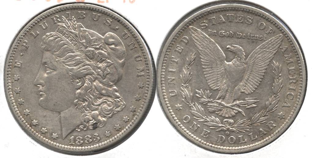 1883-O Morgan Silver Dollar EF-40 #q