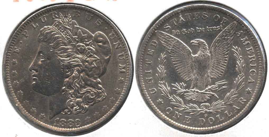1883-O Morgan Silver Dollar EF-45 #e