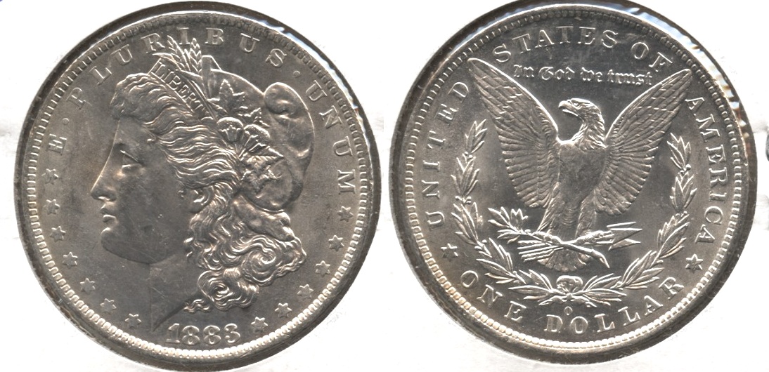 1883-O Morgan Silver Dollar MS-60 #h