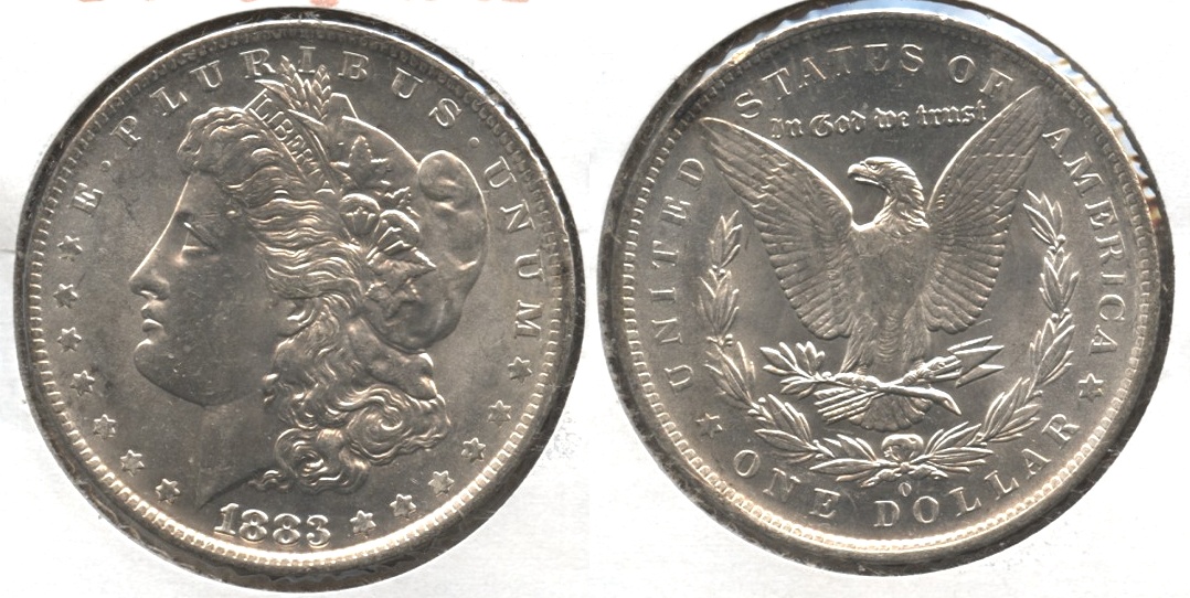 1883-O Morgan Silver Dollar MS-62 #e