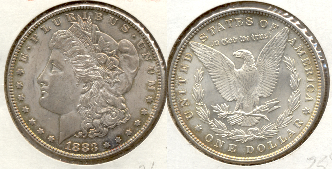 1883 Morgan Silver Dollar AU-55