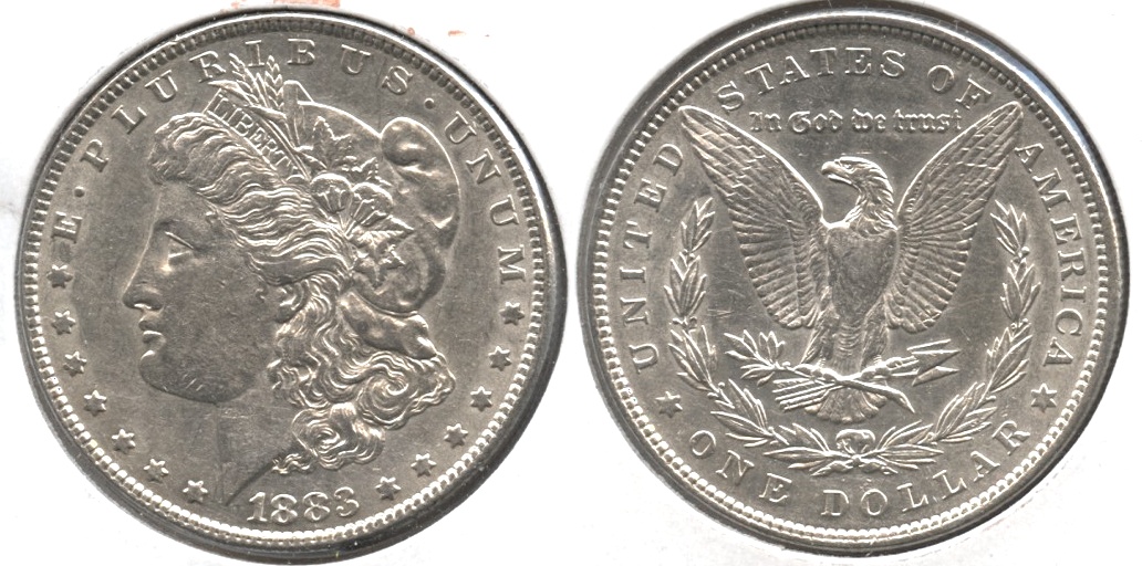 1883 Morgan Silver Dollar EF-40 #l