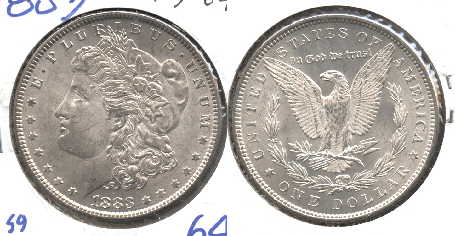 1883 Morgan Silver Dollar MS-64