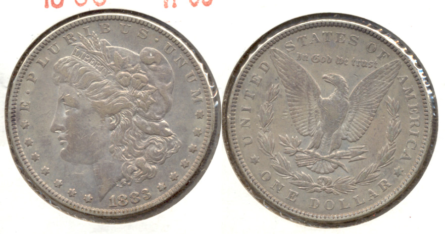 1883 Morgan Silver Dollar VF-30 a