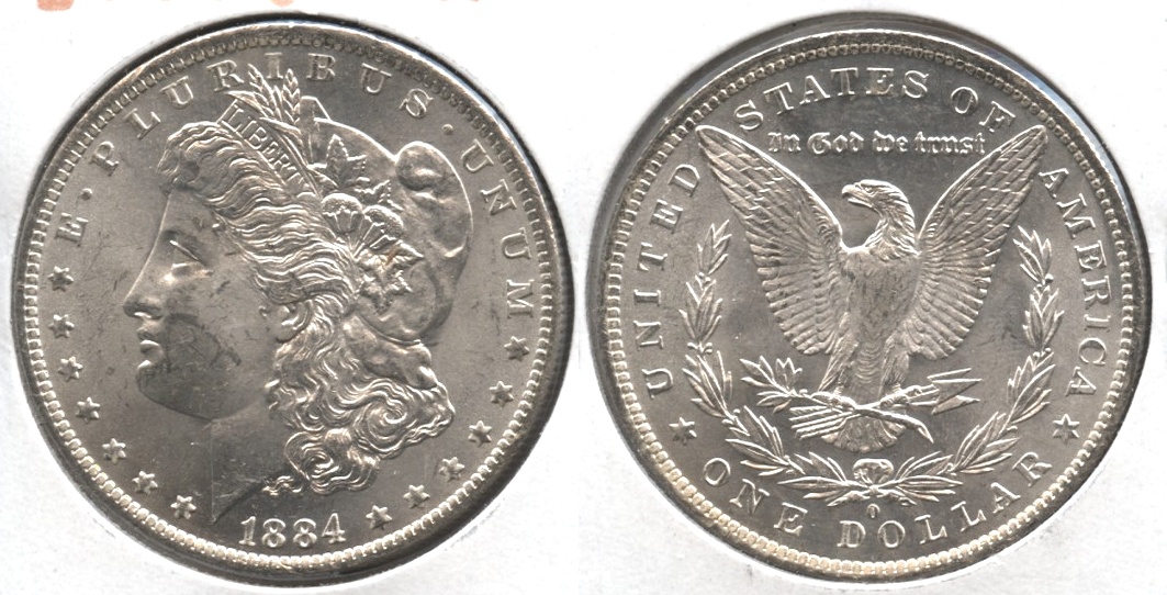 1884-O Morgan Silver Dollar MS-60 #l