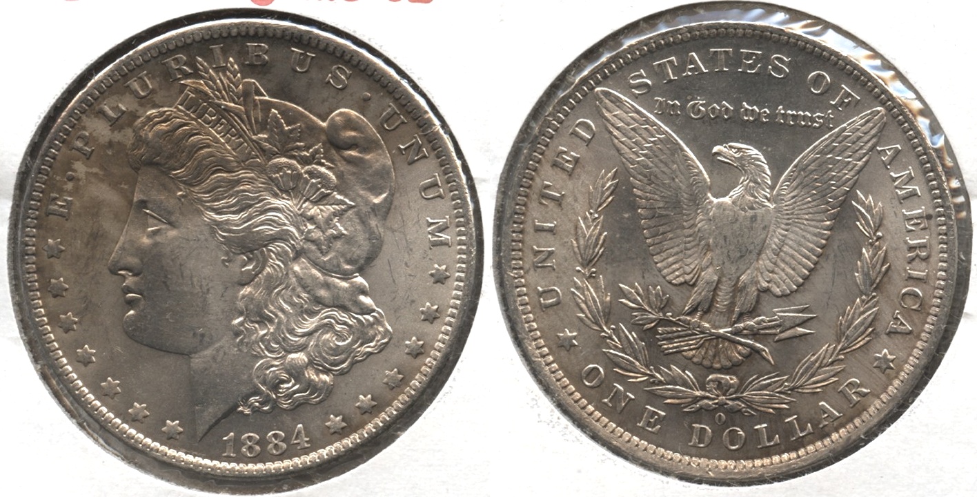 1884-O Morgan Silver Dollar MS-62 #m