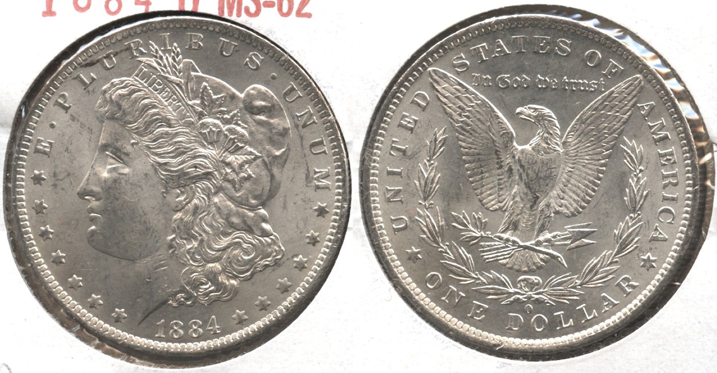 1884-O Morgan Silver Dollar MS-62 #n