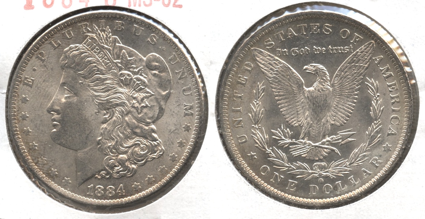 1884-O Morgan Silver Dollar MS-62 #t