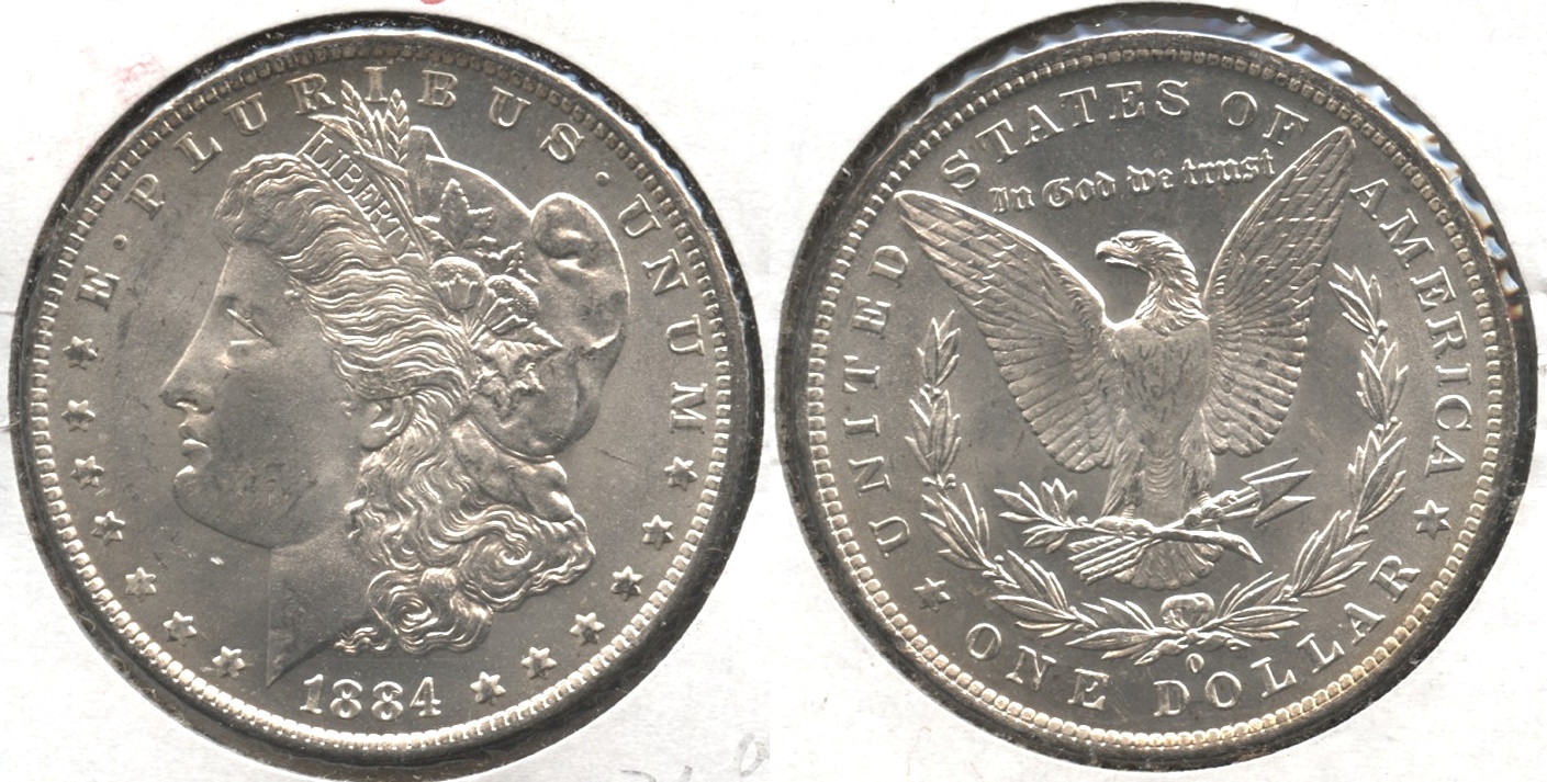 1884-O Morgan Silver Dollar MS-63 #m