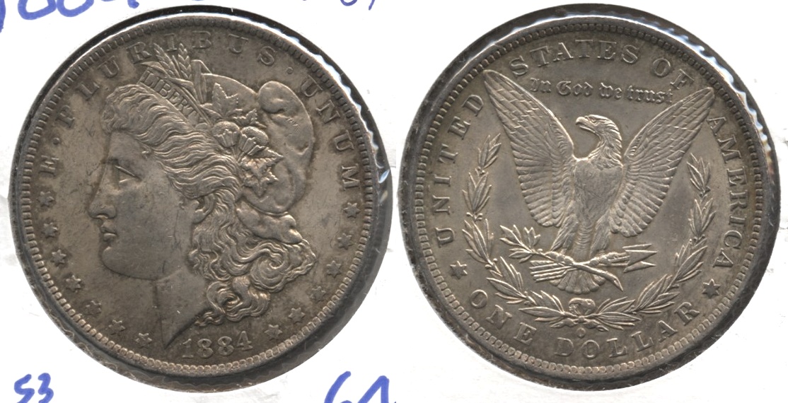 1884-O Morgan Silver Dollar MS-64 #b