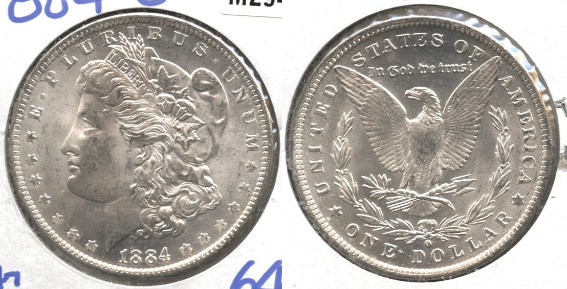 1884-O Morgan Silver Dollar MS-64 #c