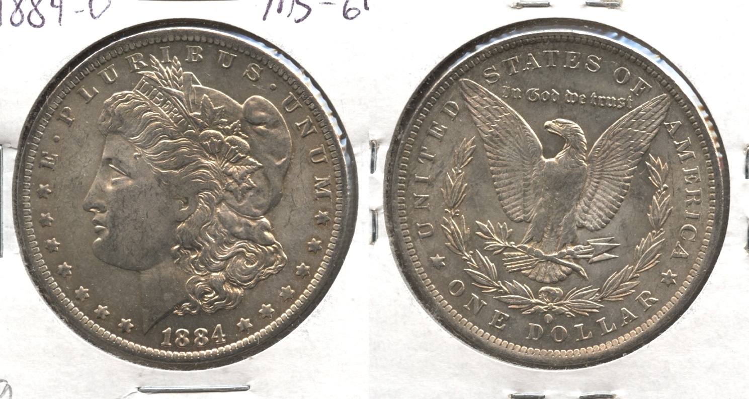 1884-O Morgan Silver Dollar MS-64 #g