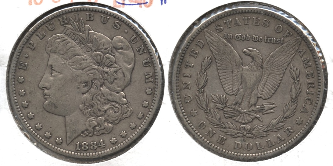 1884-O Morgan Silver Dollar VF-20 #b
