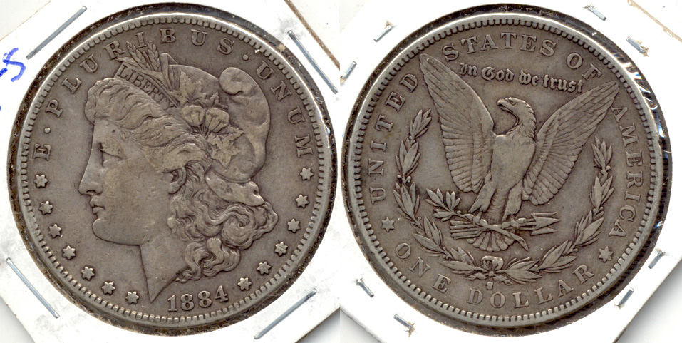 1884-S Morgan Silver Dollar VF-20
