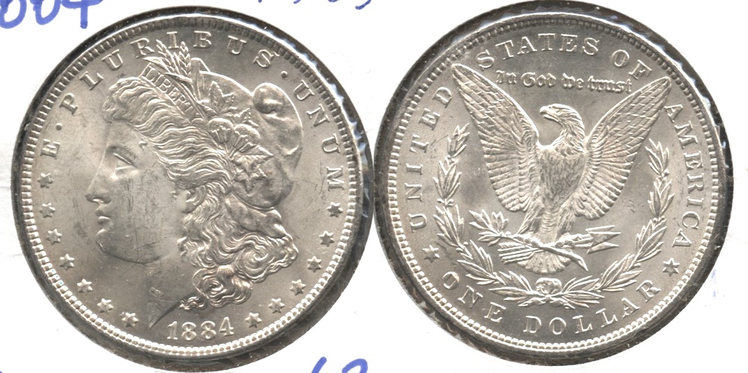 1884 Morgan Silver Dollar MS-63