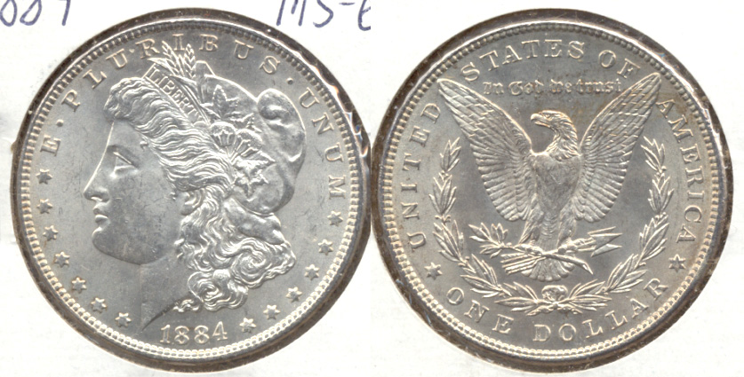 1884 Morgan Silver Dollar MS-63 a