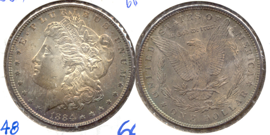 1884 Morgan Silver Dollar MS-64